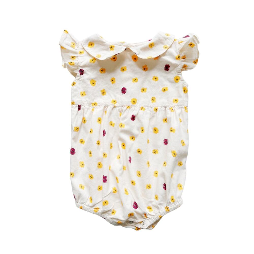 Beet World Floral Romper Size 6-12m